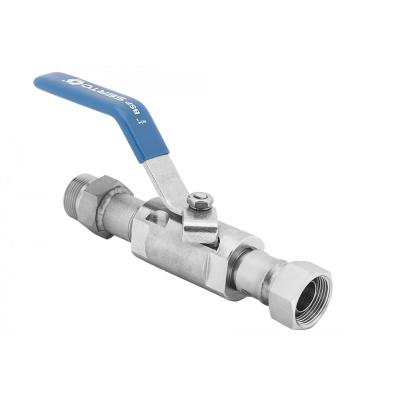 JULABO 截止閥 8 970 851，M24x1.5 內螺紋 ~M24x1.5 外螺紋 , -60 ℃ ... +200 ℃