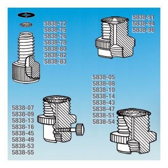 Regulator Valve 底部滴液接頭, 內(nèi)部螺紋口設(shè)計(jì), 帶液流調(diào)節(jié)閥