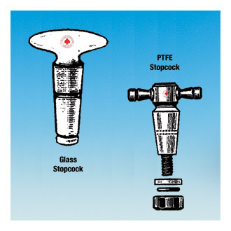 旋塞閥，PTFE， 直孔