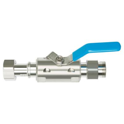 JULABO 截止閥 8 970 853，M38x1.5 內螺紋 ~M24x1.5 外螺紋 , -60 ℃ ... +200 ℃